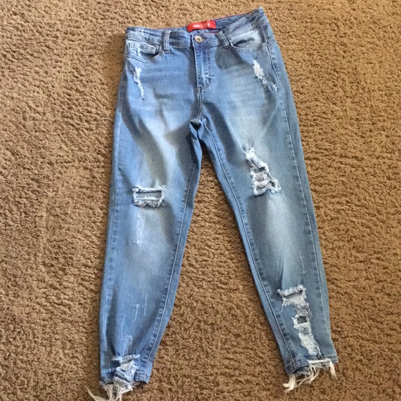 Gogo Star stretch skinny jeans Sz Jr. 7 - Picture 1 of 12